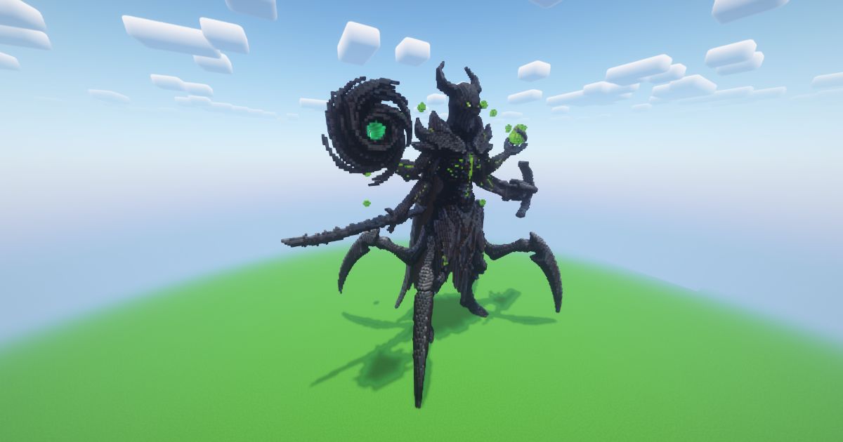 Minecraft Corrupt Reaper Statue preview 1