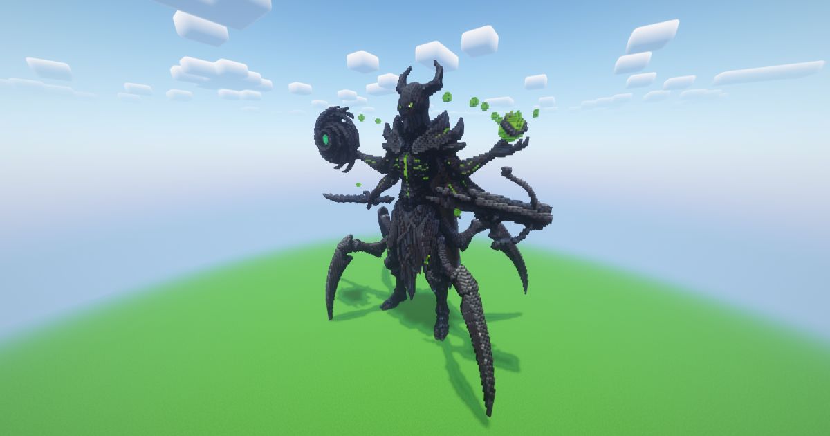 Minecraft Corrupt Reaper Statue preview 2