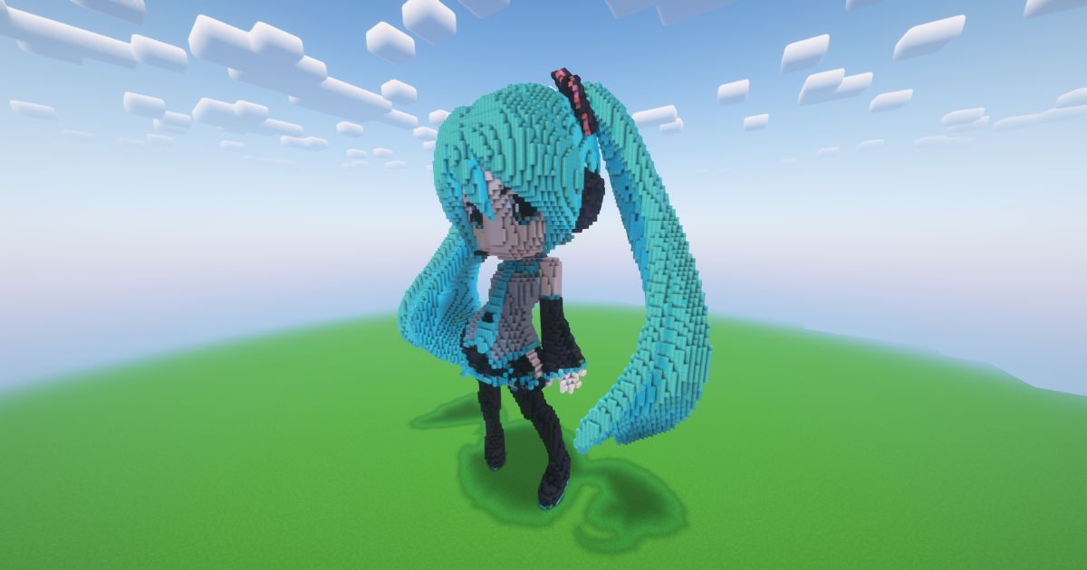 Minecraft Hatsune Miku preview 1