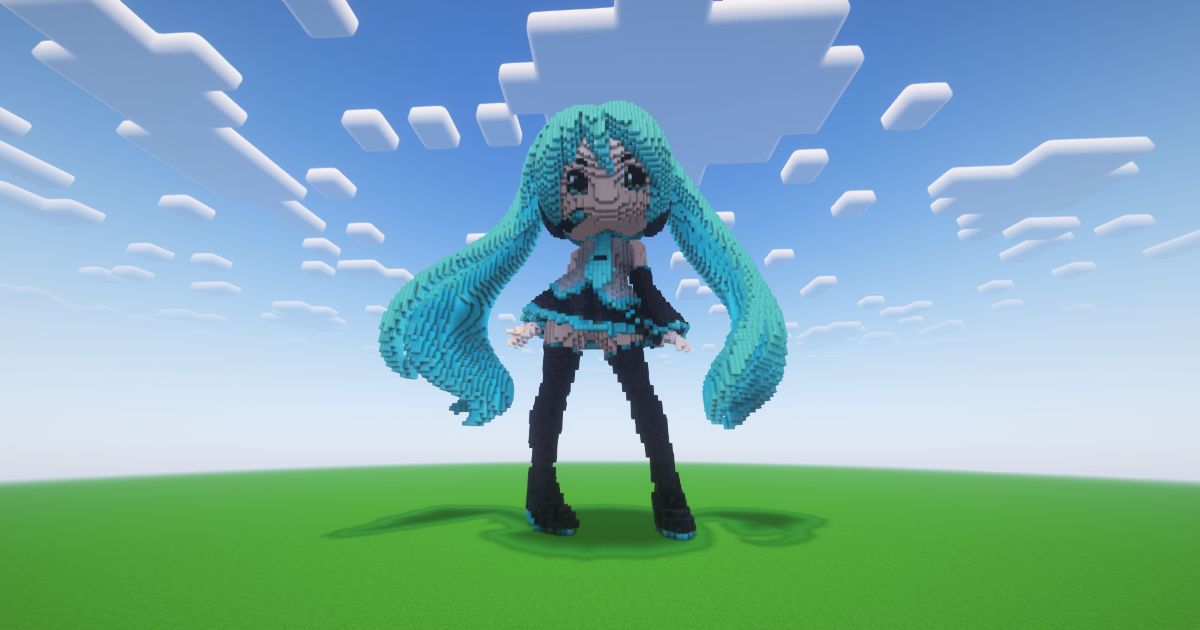 Minecraft Hatsune Miku preview 2