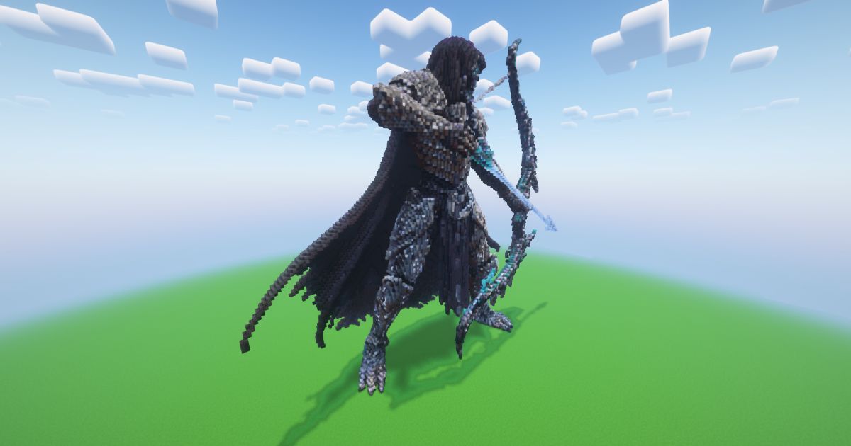 Minecraft Archer Reaper Statue preview 1
