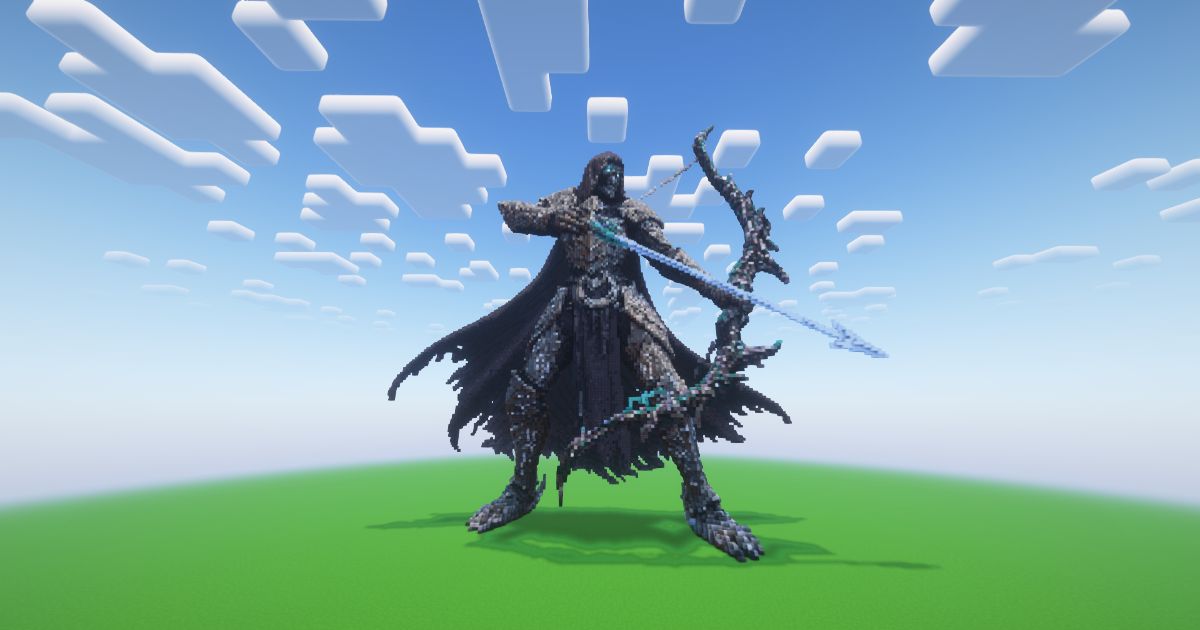 Minecraft Archer Reaper Statue preview 2