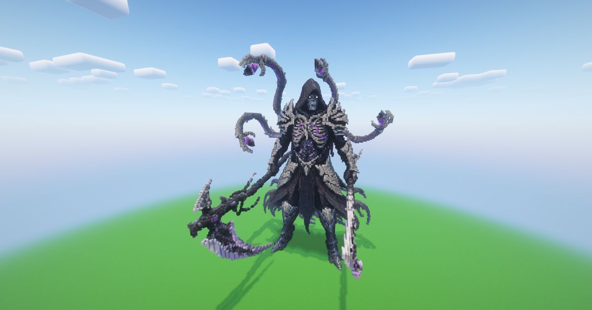 Minecraft Serpent Reaper Statue