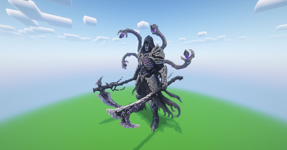 Minecraft Serpent Reaper Statue preview 1