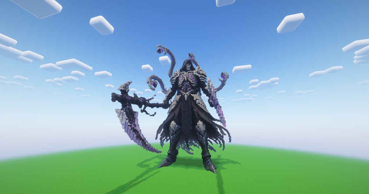 Minecraft Serpent Reaper Statue preview 2