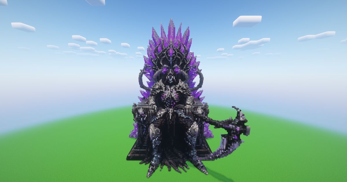 Minecraft Serpent Reaper King Statue