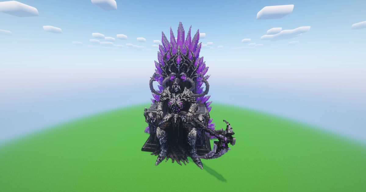 Minecraft Serpent Reaper King Statue preview 2