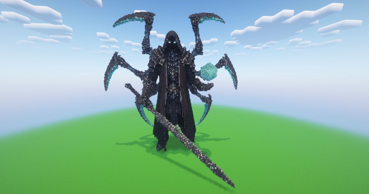 Minecraft Elemental Reaper Statue