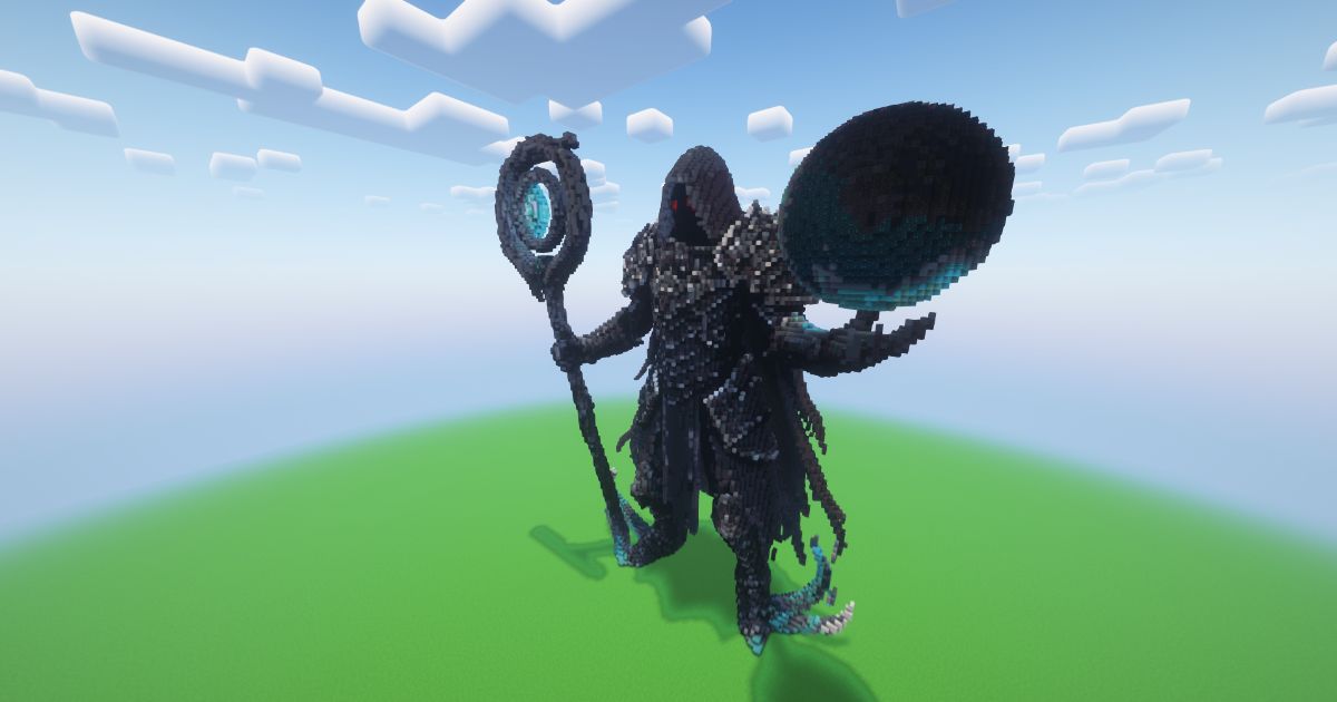 Minecraft Lunar Reaper Statue preview 1