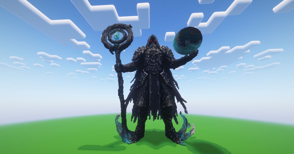 Minecraft Lunar Reaper Statue preview 2