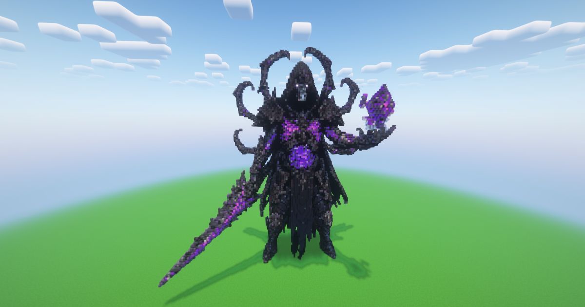 Minecraft Void Reaper Statue