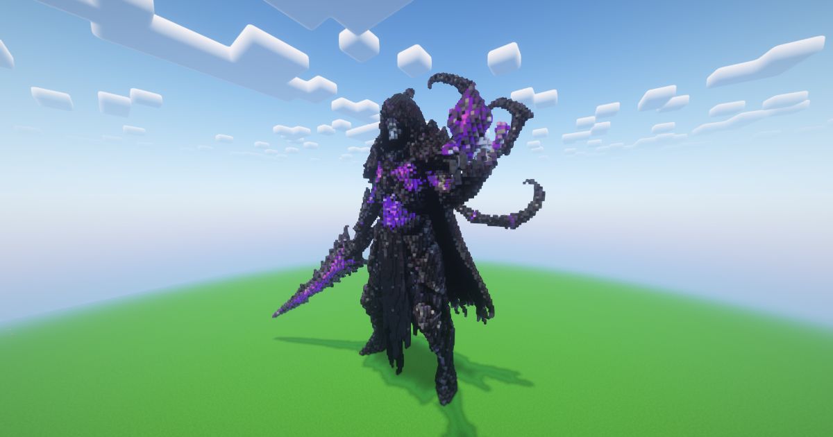 Minecraft Void Reaper Statue preview 1