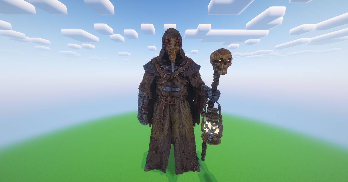 Minecraft Plague Doctor Elder Statue