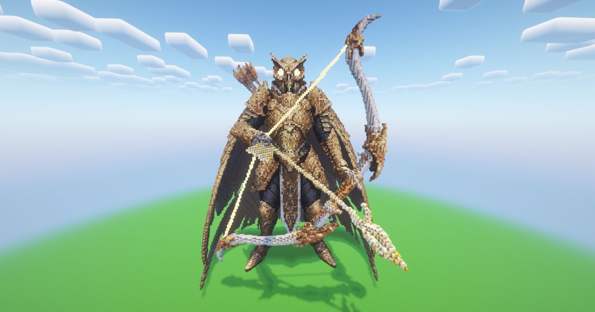 Minecraft Celestial Owl Statue