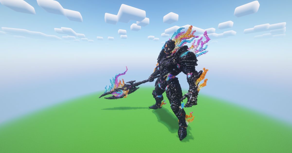 Minecraft Avaritia Knight Statue preview 1