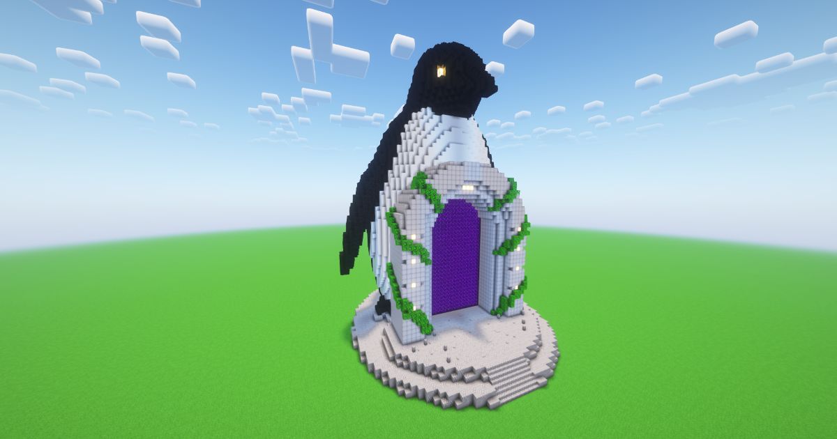 Minecraft Penguin Nether Portal