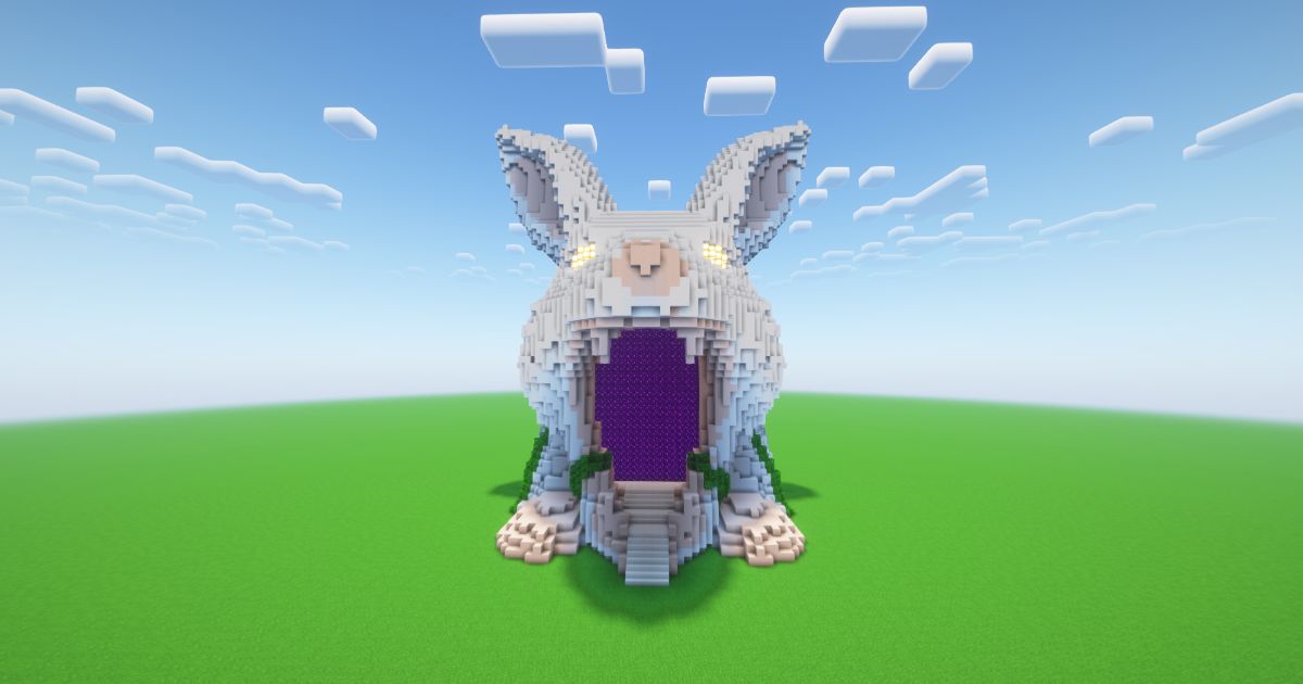 Minecraft Rabbit Nether Portal preview 2