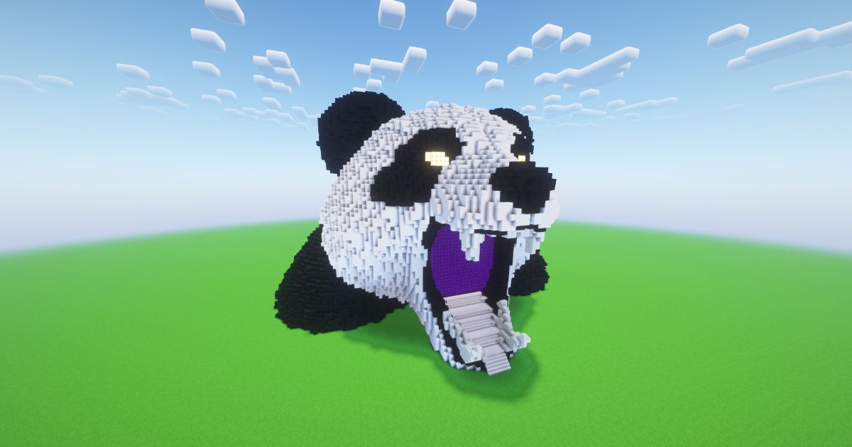 Minecraft Panda Nether Portal