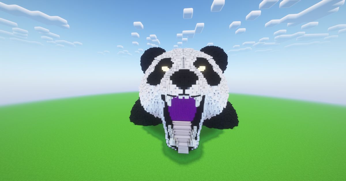 Minecraft Panda Nether Portal preview 1