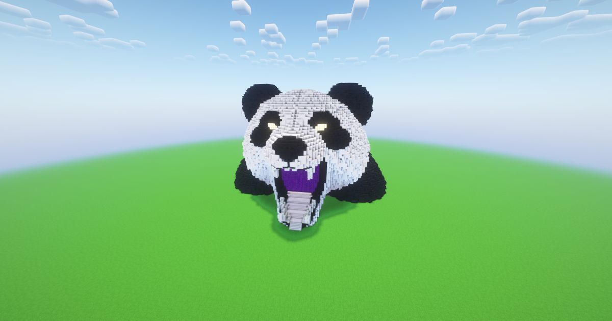 Minecraft Panda Nether Portal preview 2