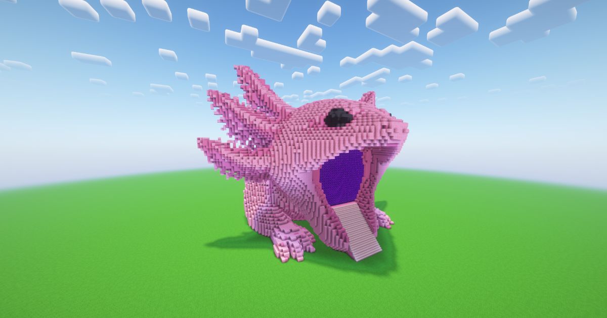 Minecraft Axolotl Nether Portal