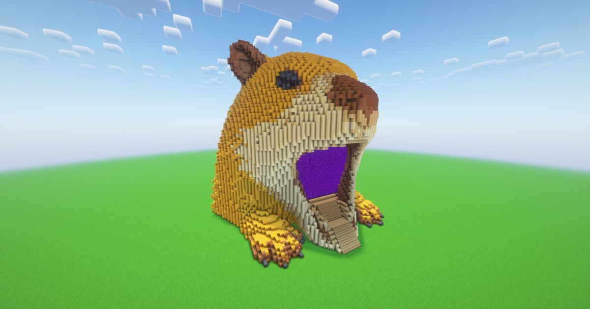 Minecraft Capybara Nether Portal