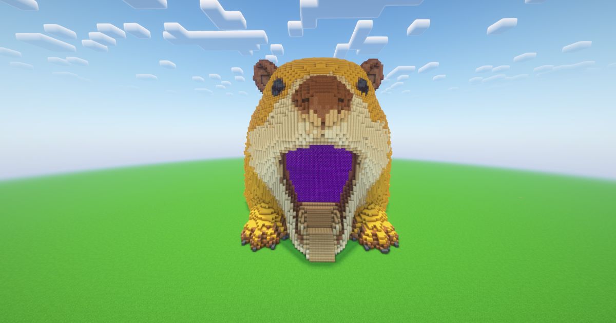 Minecraft Capybara Nether Portal preview 1