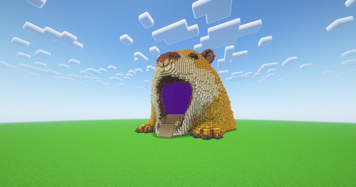 Minecraft Capybara Nether Portal preview 2