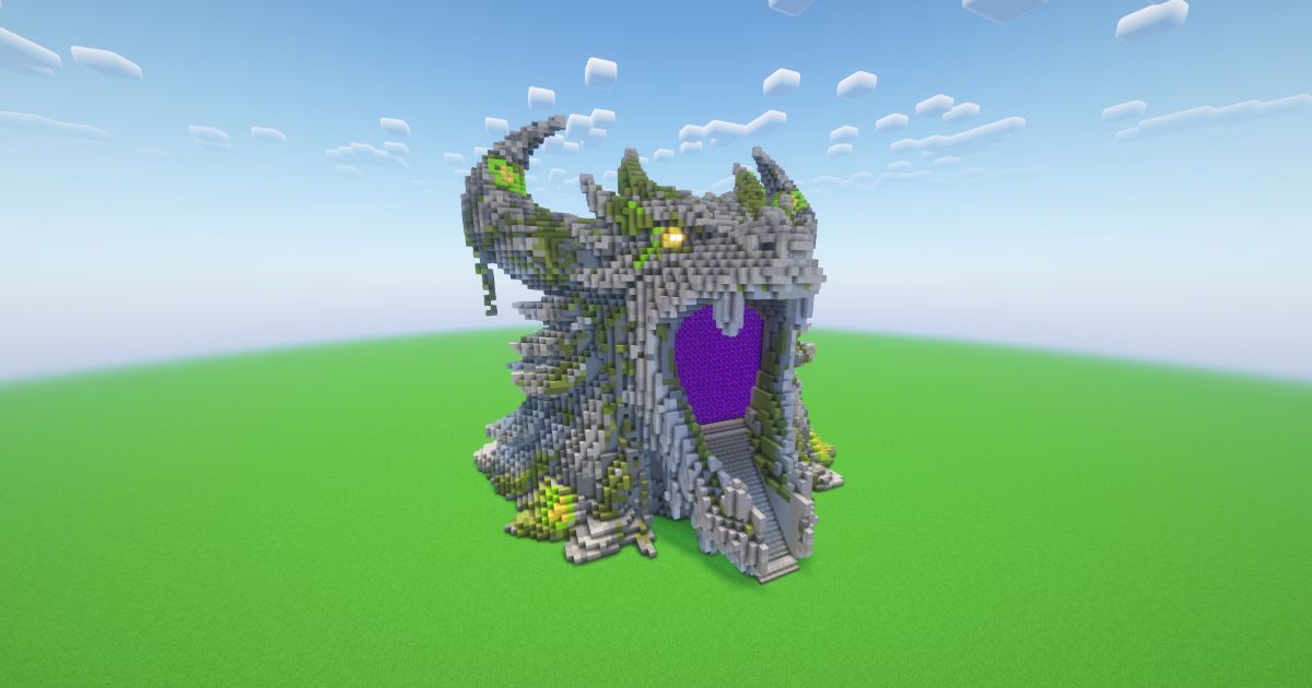Minecraft Jungle Guardian Nether Portal