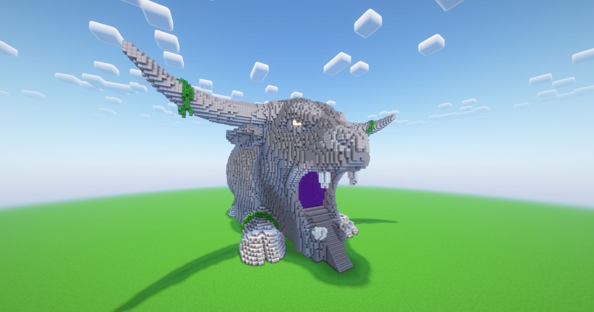 Minecraft Raging Bull Nether Portal