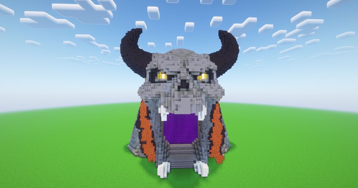 Minecraft Volcano Guardian Nether Portal