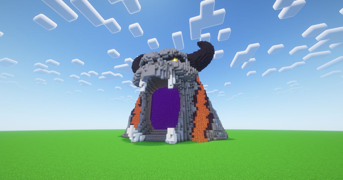 Minecraft Volcano Guardian Nether Portal preview 1