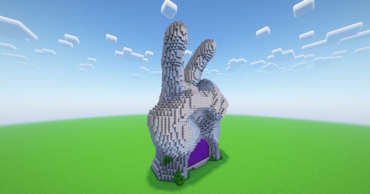 Minecraft Cool Hand Nether Portal preview 1