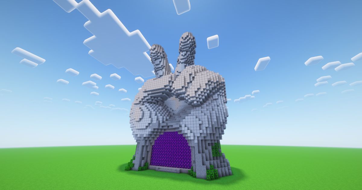 Minecraft Cool Hand Nether Portal preview 2