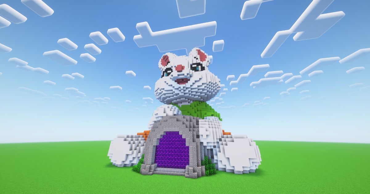 Minecraft Happy Bunny Nether Portal preview 2