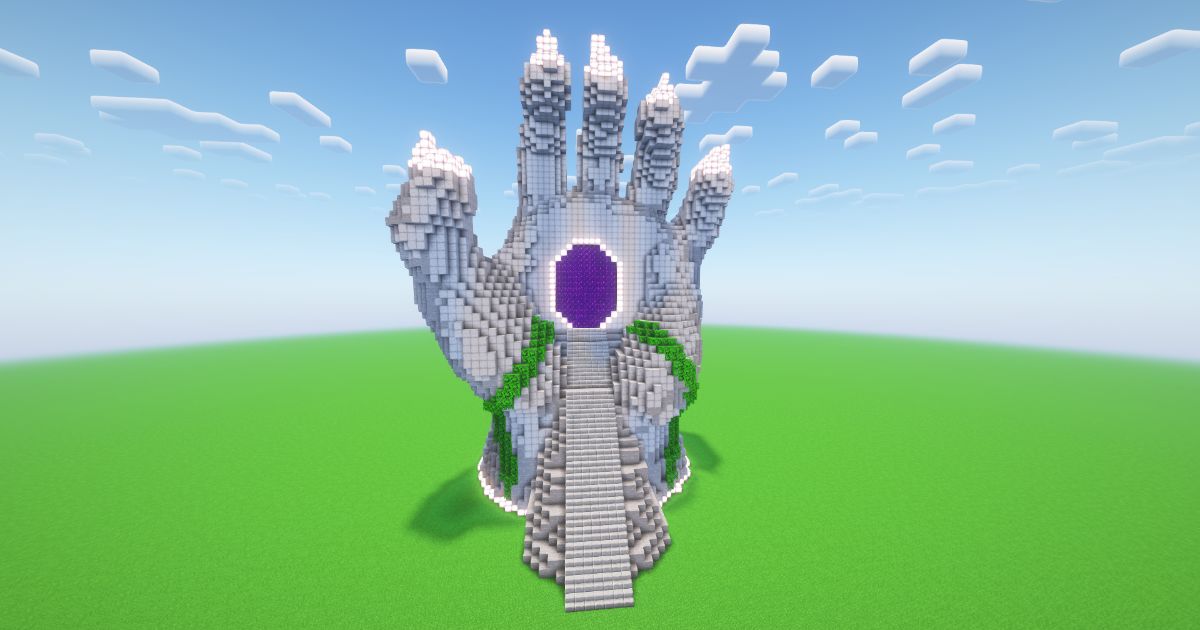 Minecraft Mystic Hand Nether Portal