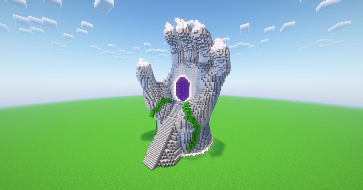 Minecraft Mystic Hand Nether Portal preview 1