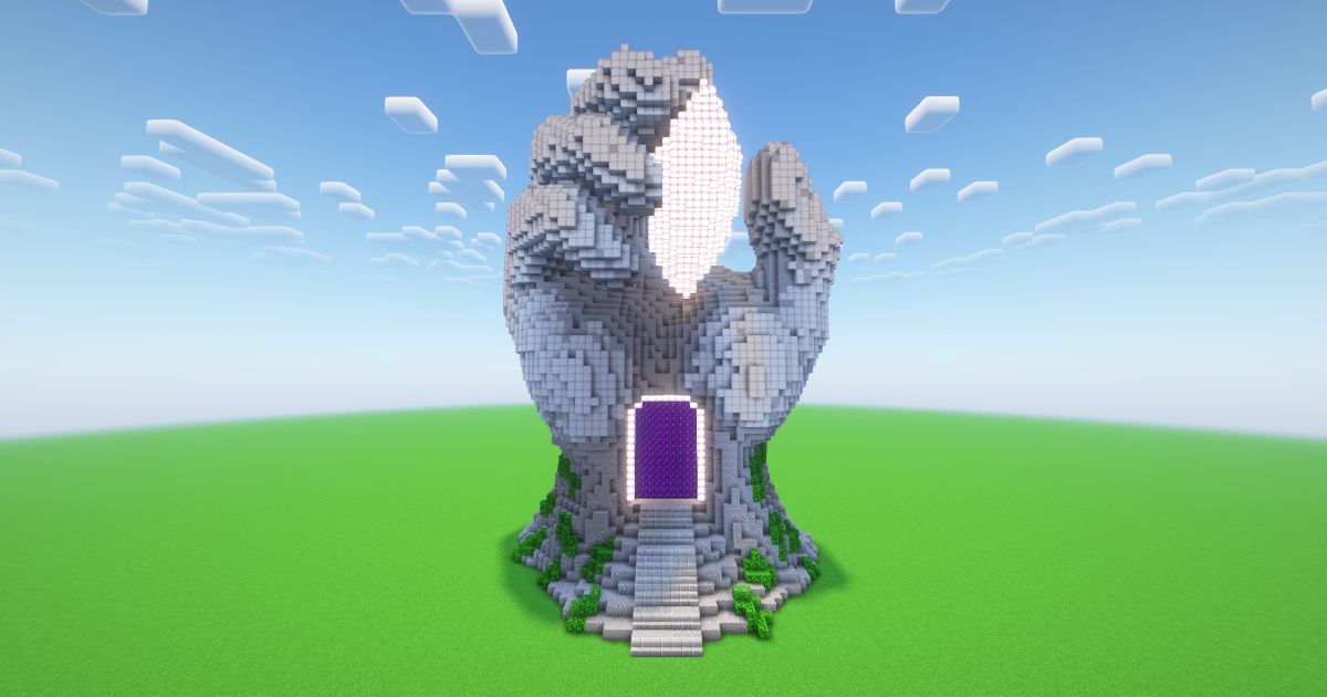 Minecraft Corrupted Hand Nether Portal