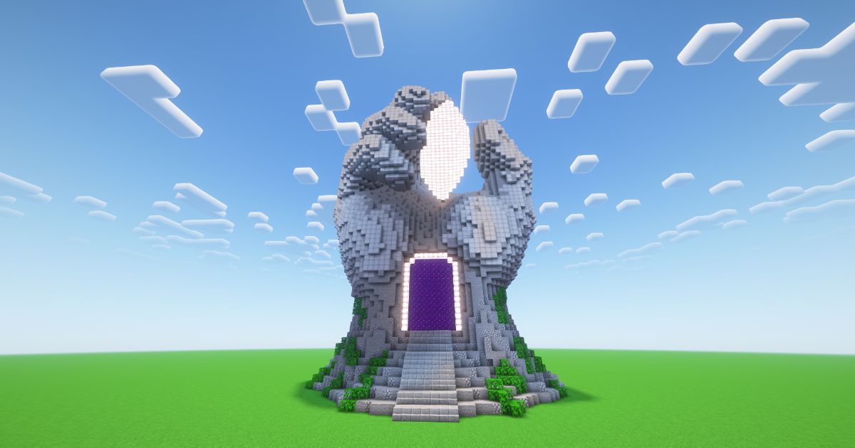 Minecraft Corrupted Hand Nether Portal preview 2