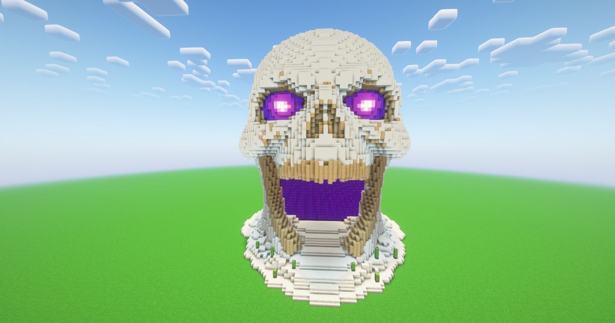 Minecraft Desert Skull Nether Portal