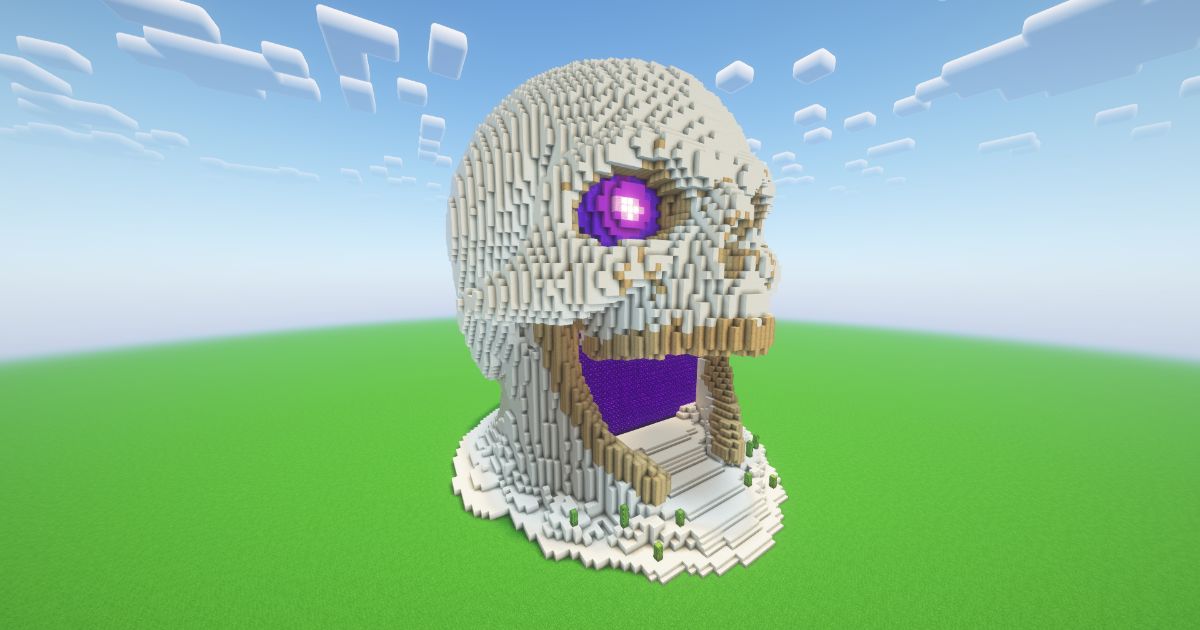 Minecraft Desert Skull Nether Portal preview 1