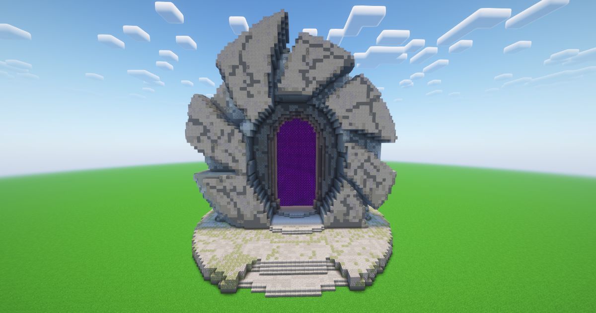 Minecraft Runic Nether Portal