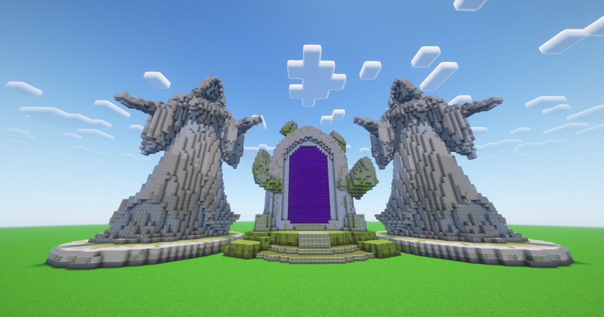 Minecraft Nature Priestesses Nether Portal preview 2