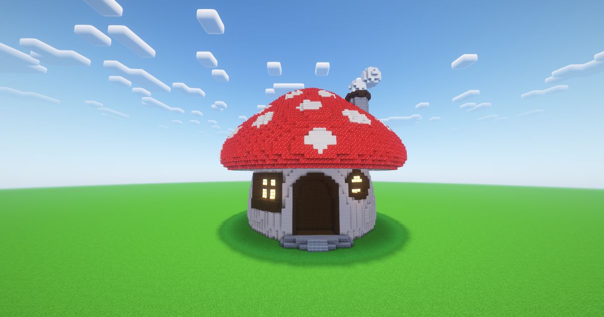 Minecraft Mushroom House