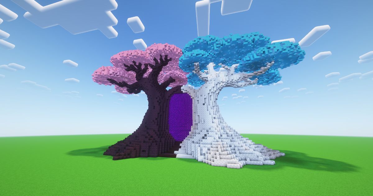 Minecraft Mystic Bonsai Nether Portal preview 2
