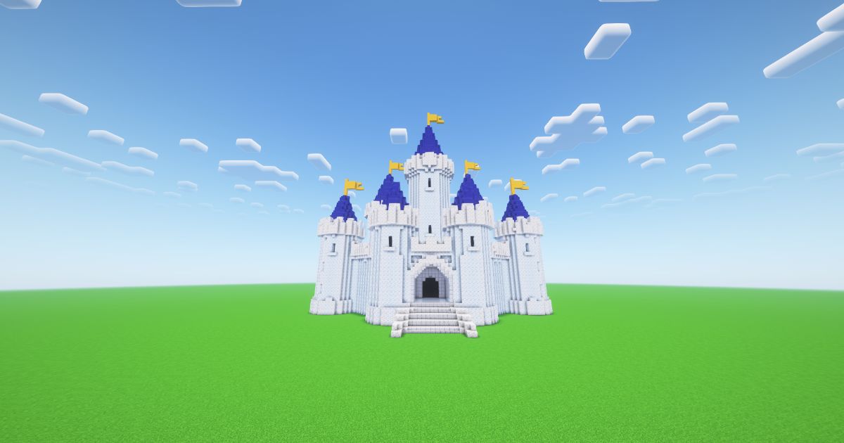Minecraft Royal White Castle preview 2