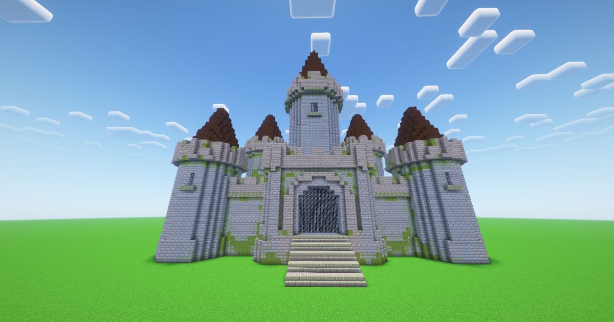 Minecraft Abandoned Medieval Castle preview 2