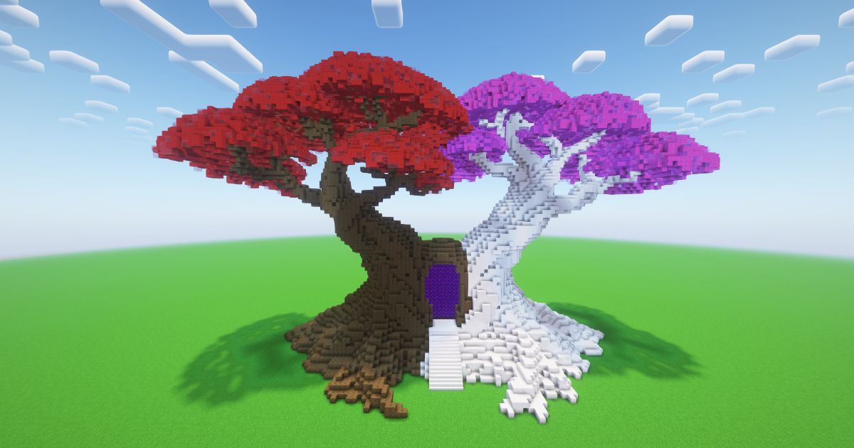 Minecraft Athena Bonsai Nether Portal