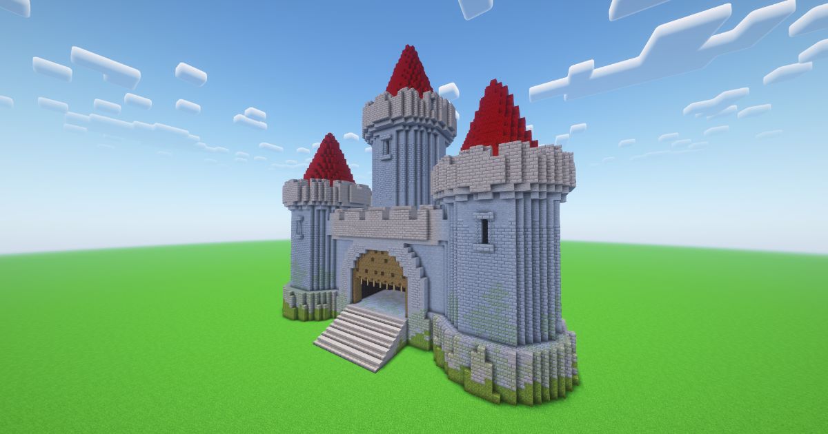 Minecraft Medieval Castle preview 1