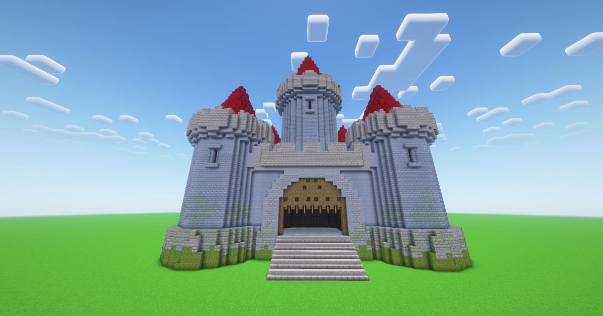 Minecraft Medieval Castle preview 2